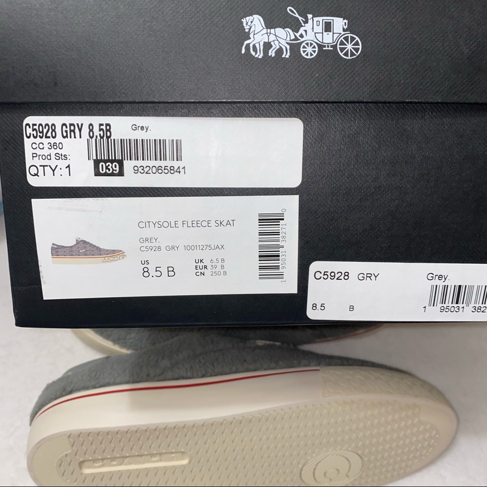 Coach Citysole Skate Sneaker New in original box size 8.5 - Picture 3 of 10